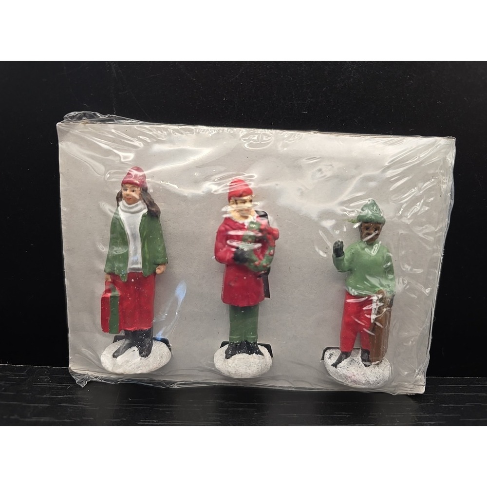 Target Bullseye Mini Winter Village Adult People Set‎